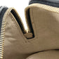 GUCCI Shoulder Bag Leather / canvas Navy Stripe logo