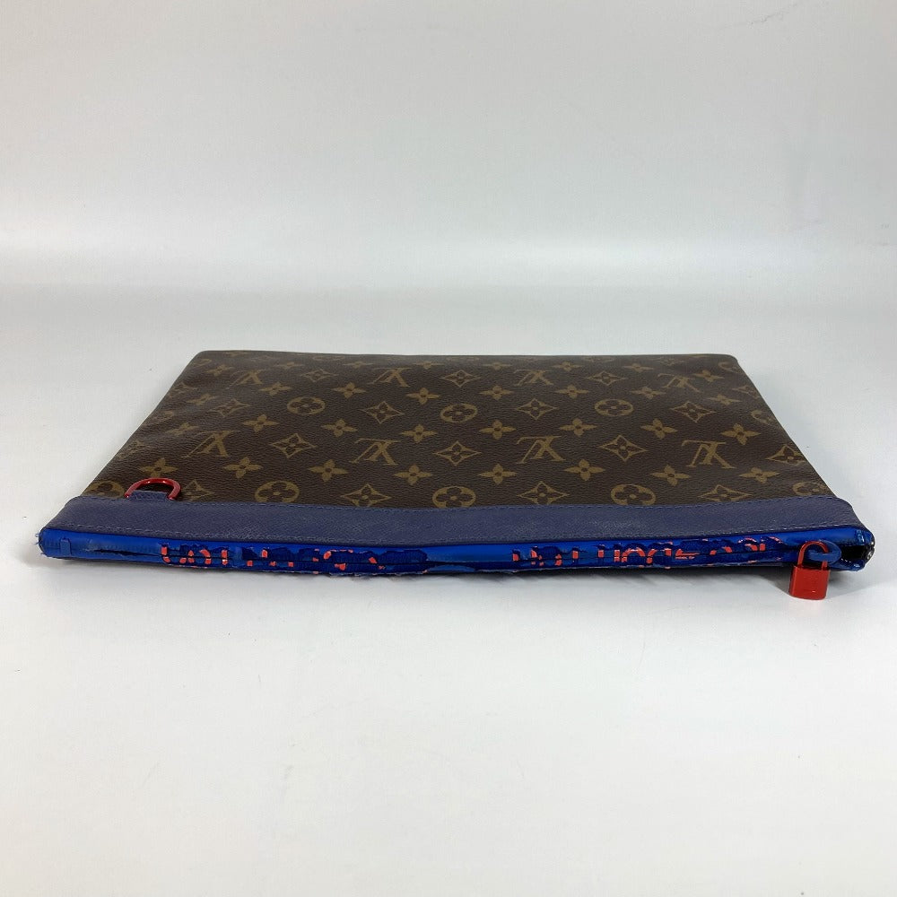 LOUIS VUITTON Clutch bag M63048 Monogram canvas Brown Monogram Pochette Apollo