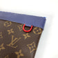 LOUIS VUITTON Clutch bag M63048 Monogram canvas Brown Monogram Pochette Apollo