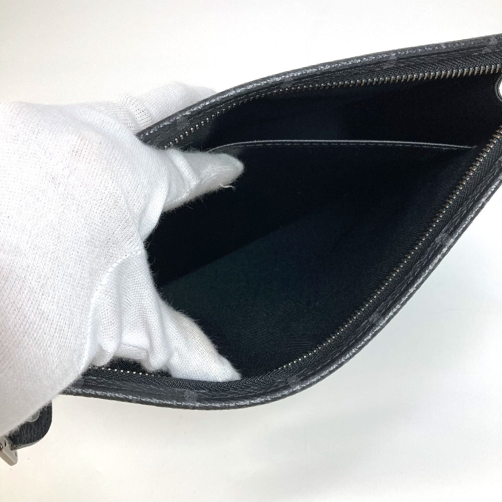 LOUIS VUITTON Clutch bag M63039 Monogram Eclipse Canvas black Monogram Eclipse Split Bicolor Pochette Voyage MM unisex(Unisex) Used Authentic
