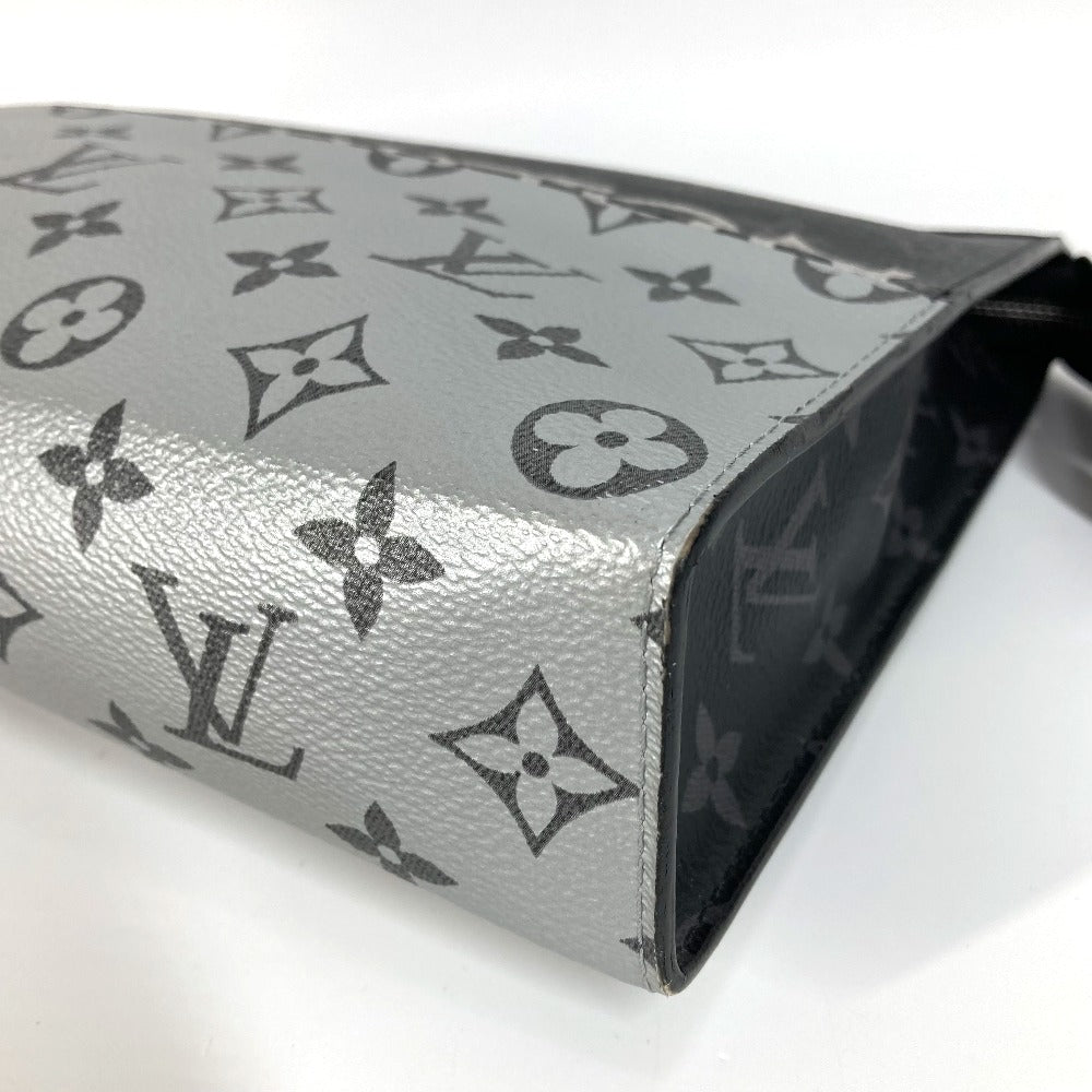 LOUIS VUITTON Clutch bag M63039 Monogram Eclipse Canvas black Monogram Eclipse Split Bicolor Pochette Voyage MM unisex(Unisex) Used Authentic