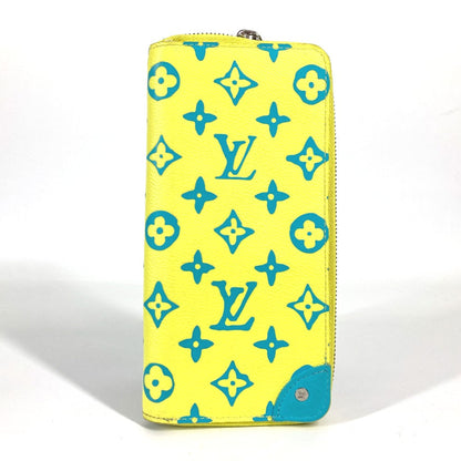 LOUIS VUITTON Long Wallet Purse M82005 Monogram canvas, leather yellow monogram playground Zippy Wallet Vertical
