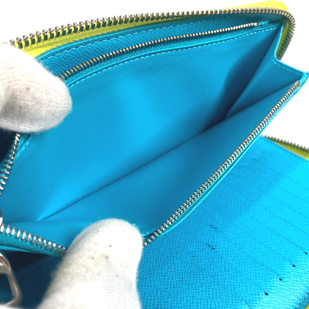 LOUIS VUITTON Long Wallet Purse M82005 Monogram canvas, leather yellow monogram playground Zippy Wallet Vertical