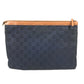 GUCCI Clutch bag 286209 Leather / nylon Navy GG logo