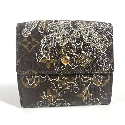 LOUIS VUITTON Trifold wallet M95396 Monogram canvas Brown モノグラムダンティエル Portefeuille Elise