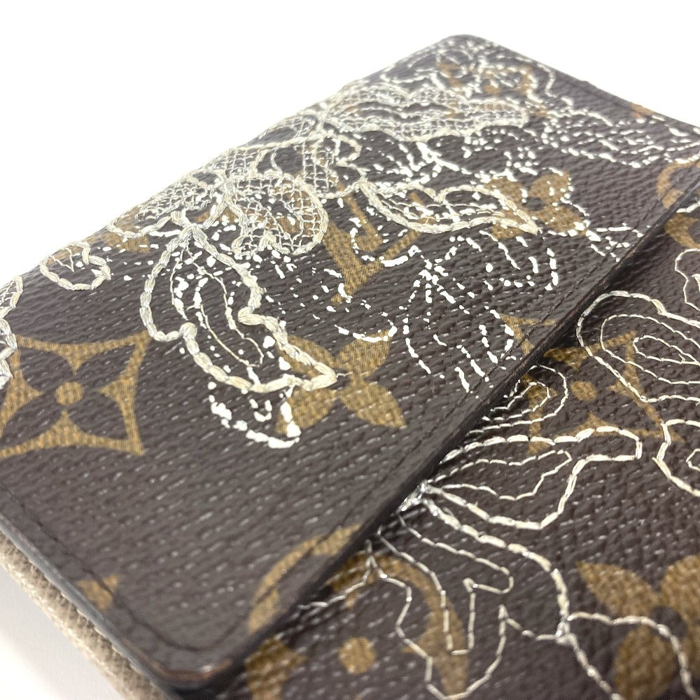 LOUIS VUITTON Trifold wallet M95396 Monogram canvas Brown モノグラムダンティエル Portefeuille Elise