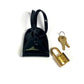 CHANEL Handbag Patent leather black vintage CC COCO Mark Vanity Bag