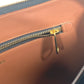 BURBERRY Clutch bag Leather / canvas Brown TB logo unisex(Unisex) Used Authentic