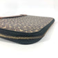 BURBERRY Clutch bag Leather / canvas Brown TB logo unisex(Unisex) Used Authentic