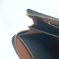 BURBERRY Clutch bag Leather / canvas Brown TB logo unisex(Unisex) Used Authentic