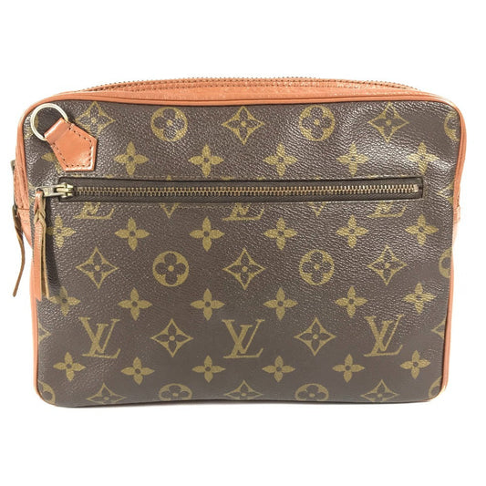 LOUIS VUITTON business bag No model number Monogram canvas Brown monogram vintage Saxophone mens(Unisex) Used Authentic