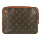 LOUIS VUITTON business bag No model number Monogram canvas Brown monogram vintage Saxophone mens(Unisex) Used Authentic