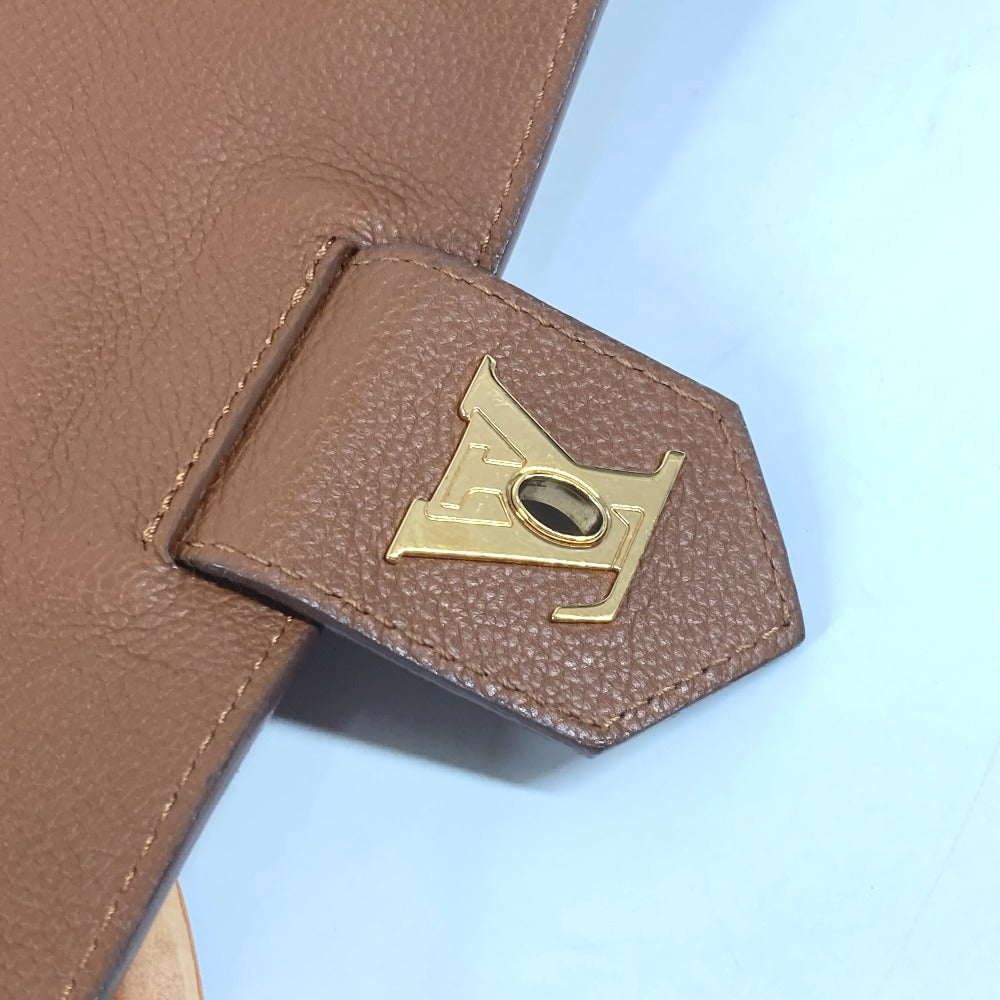 LOUIS VUITTON Shoulder Bag leather Brown Rock Me MM Women Used Authentic
