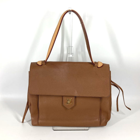 LOUIS VUITTON Shoulder Bag leather Brown Rock Me MM Women Used Authentic