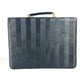 FENDI Business bag PVC / Leather black vintage Pecan logo unisex(Unisex) Used Authentic
