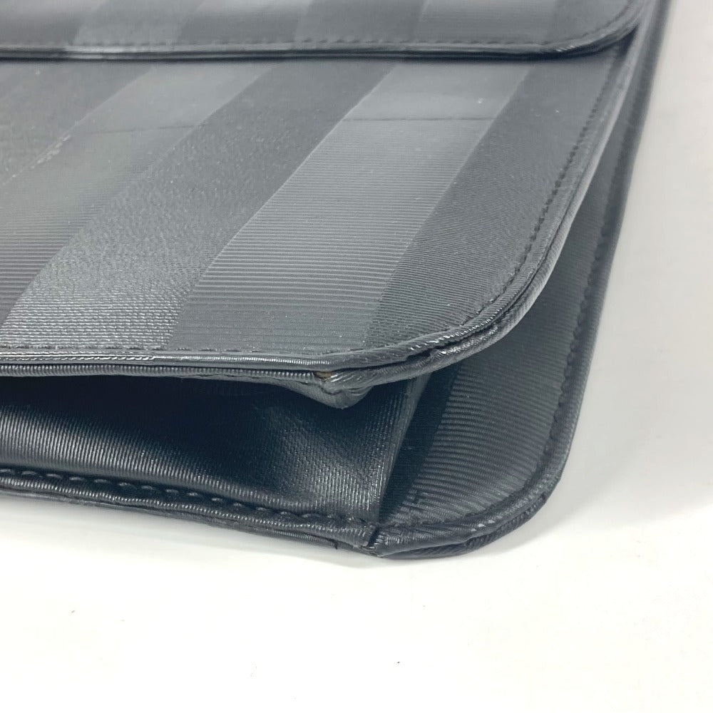 FENDI Business bag PVC / Leather black vintage Pecan logo unisex(Unisex) Used Authentic