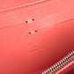 LOUIS VUITTON Long Wallet Purse M58036 Monogram Vernis pink Monogram Vernis Ray Yule Zippy wallet unisex(Unisex) Used Authentic