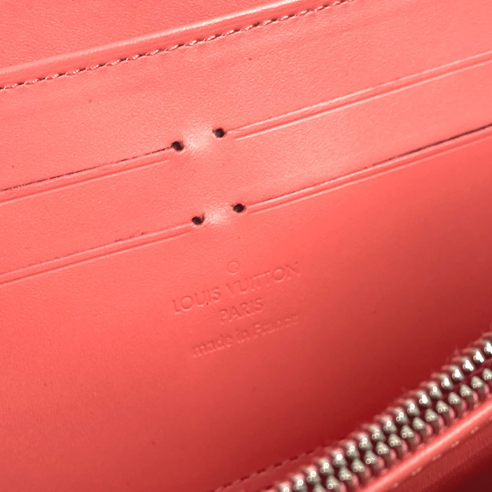 LOUIS VUITTON Long Wallet Purse M58036 Monogram Vernis pink Monogram Vernis Ray Yule Zippy wallet unisex(Unisex) Used Authentic
