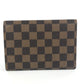 LOUIS VUITTON Trifold wallet N61202 Damier canvas Brown Damier Porte Tresor  Etui Papie unisex(Unisex) Used Authentic