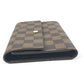 LOUIS VUITTON Trifold wallet N61202 Damier canvas Brown Damier Porte Tresor  Etui Papie unisex(Unisex) Used Authentic