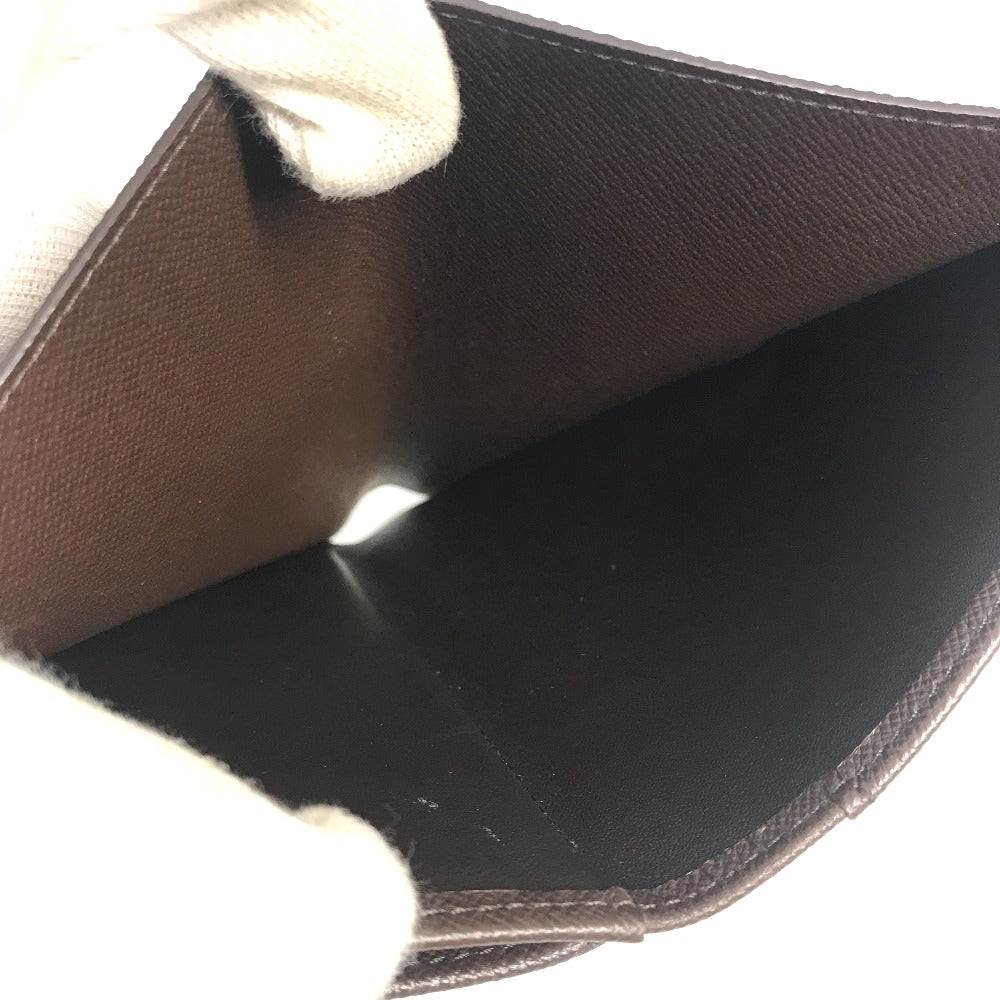 LOUIS VUITTON Trifold wallet N61202 Damier canvas Brown Damier Porte Tresor  Etui Papie unisex(Unisex) Used Authentic