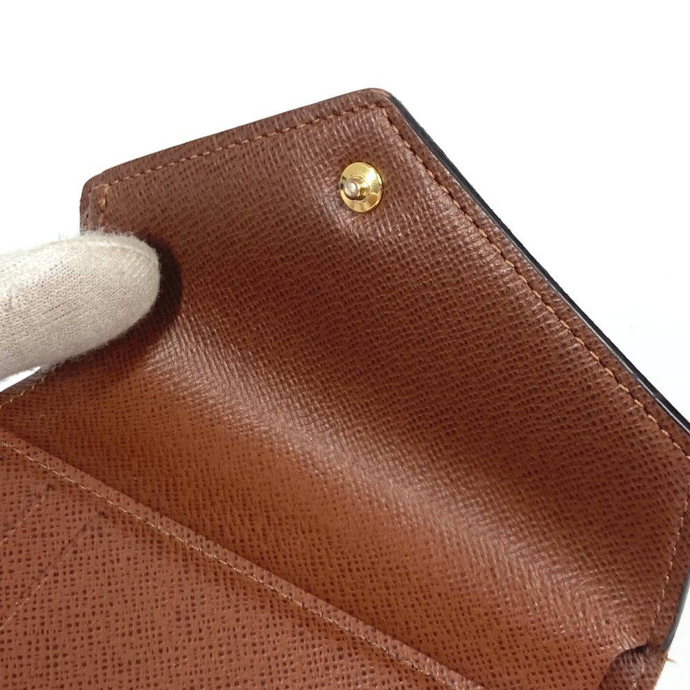 LOUIS VUITTON Trifold wallet M62472 Monogram canvas Brown Monogram Portefeuille Victorine unisex(Unisex) Used Authentic