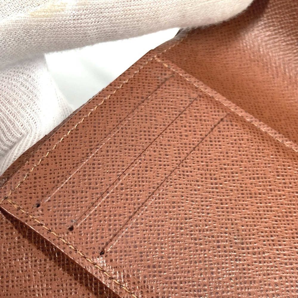 LOUIS VUITTON Trifold wallet M62472 Monogram canvas Brown Monogram Portefeuille Victorine unisex(Unisex) Used Authentic