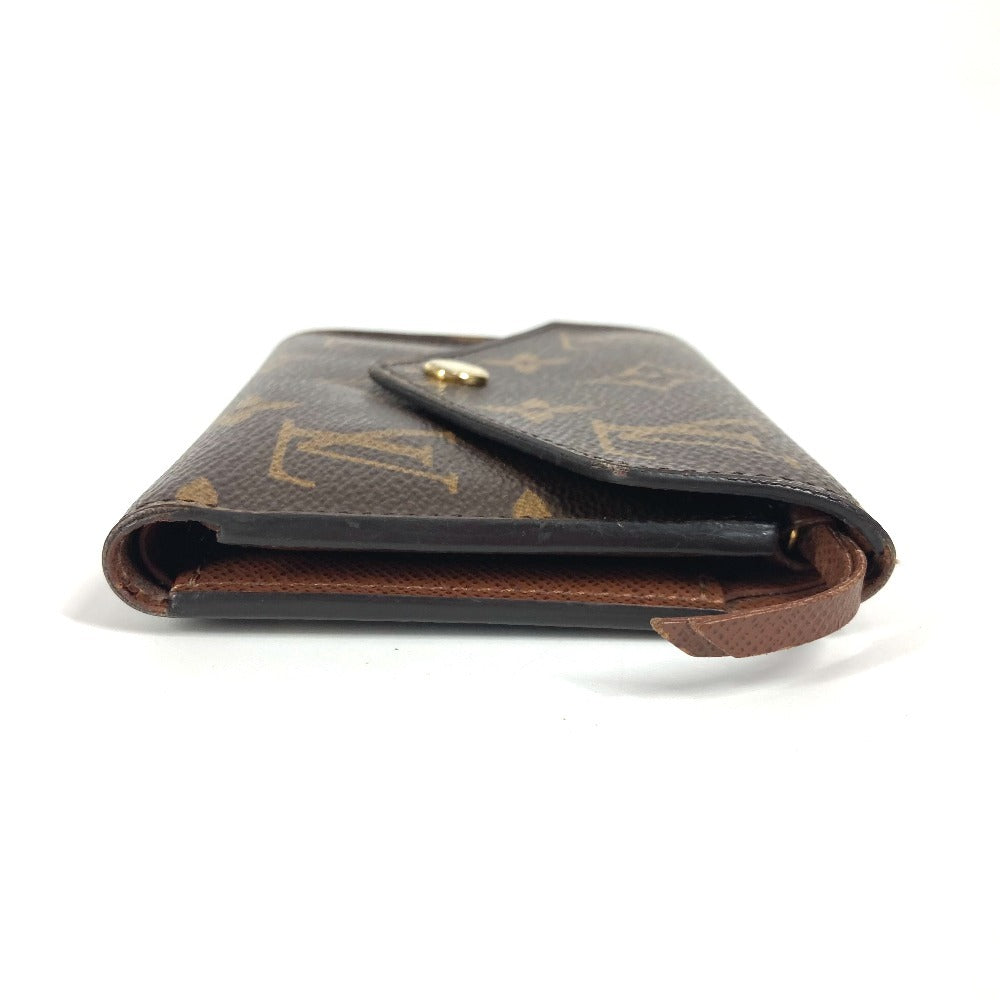 LOUIS VUITTON Trifold wallet M62472 Monogram canvas Brown Monogram Portefeuille Victorine unisex(Unisex) Used Authentic
