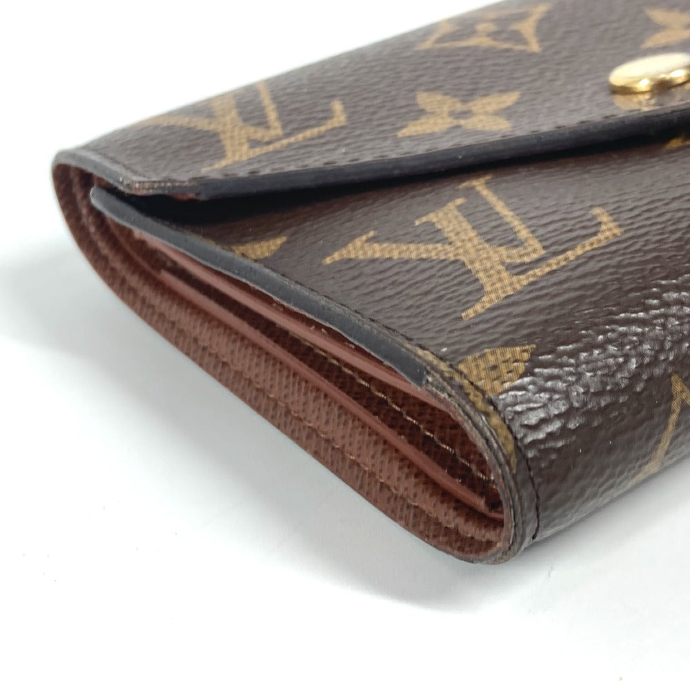 LOUIS VUITTON Trifold wallet M62472 Monogram canvas Brown Monogram Portefeuille Victorine unisex(Unisex) Used Authentic