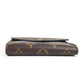 LOUIS VUITTON Trifold wallet M62472 Monogram canvas Brown Monogram Portefeuille Victorine unisex(Unisex) Used Authentic