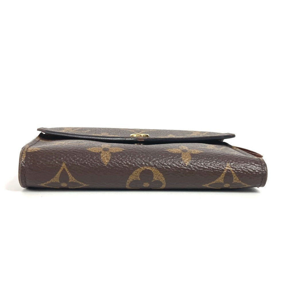 LOUIS VUITTON Trifold wallet M62472 Monogram canvas Brown Monogram Portefeuille Victorine unisex(Unisex) Used Authentic