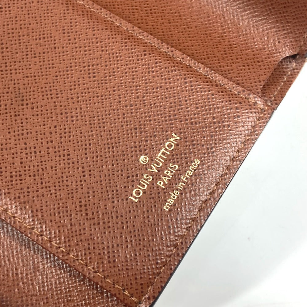 LOUIS VUITTON Trifold wallet M62472 Monogram canvas Brown Monogram Portefeuille Victorine unisex(Unisex) Used Authentic