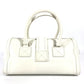 Dior Handbag leather white D logo