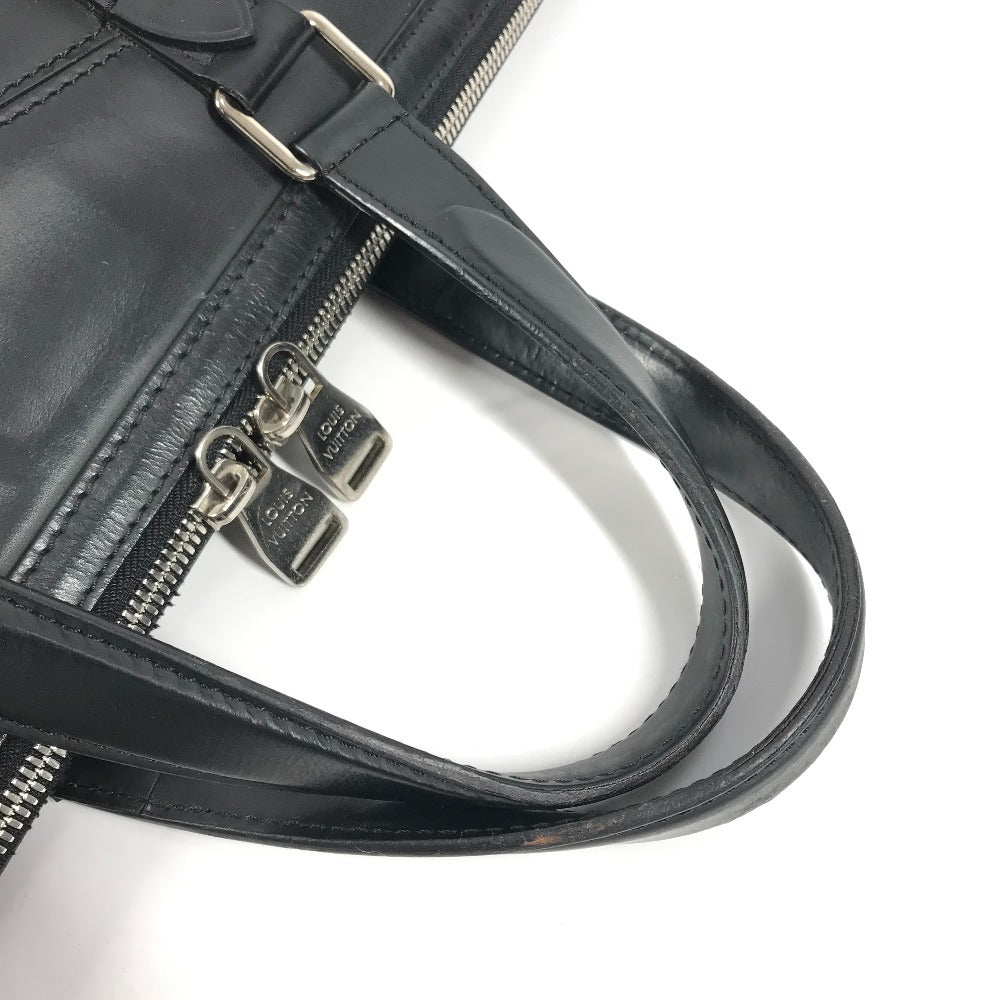 LOUIS VUITTON Business bag M40529 leather black Monogram Illusion Briefcase
