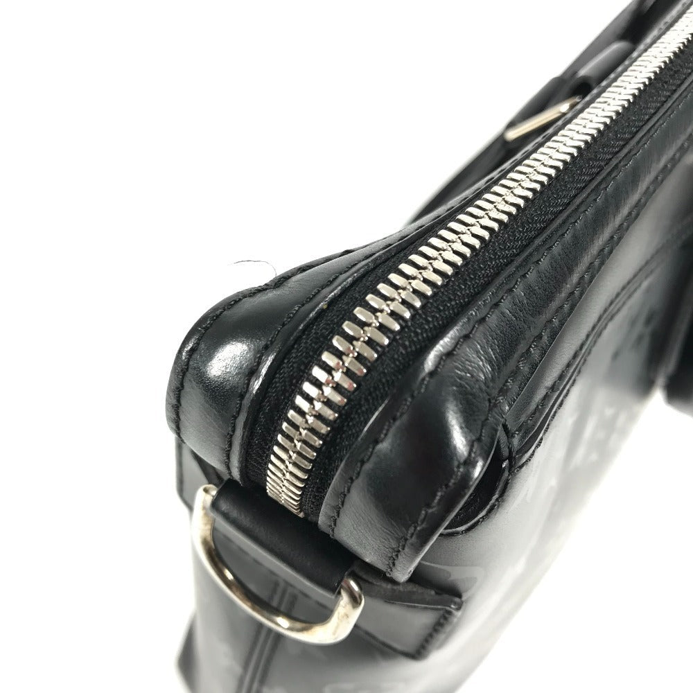 LOUIS VUITTON Business bag M40529 leather black Monogram Illusion Briefcase