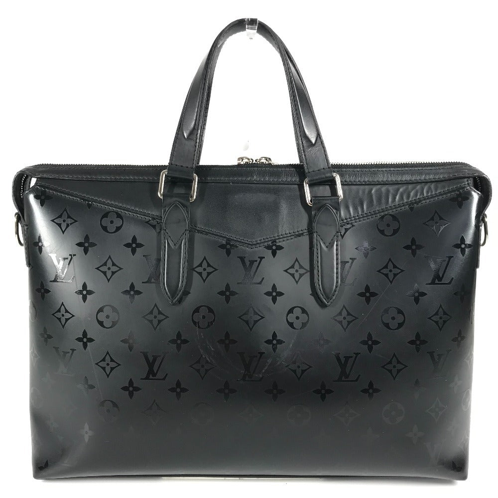 LOUIS VUITTON Business bag M40529 leather black Monogram Illusion Briefcase