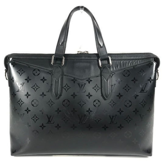 LOUIS VUITTON Business bag M40529 leather black Monogram Illusion Briefcase