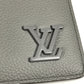 LOUIS VUITTON Folded wallet M81026 Calf leather gray LV Aerogram Portefeuille Multripru