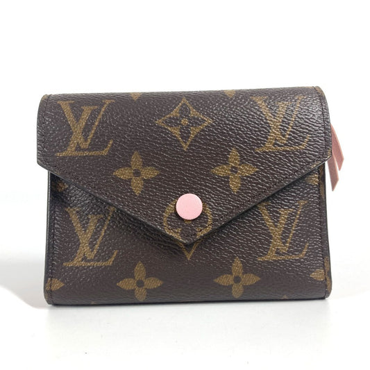 LOUIS VUITTON Trifold wallet M62360 Monogram canvas Brown Monogram Portefeuille Victorine