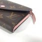 LOUIS VUITTON Trifold wallet M62360 Monogram canvas Brown Monogram Portefeuille Victorine