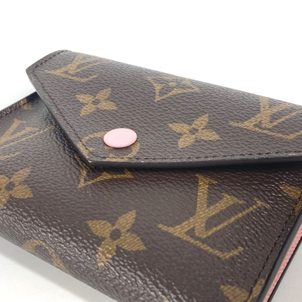 LOUIS VUITTON Trifold wallet M62360 Monogram canvas Brown Monogram Portefeuille Victorine