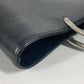 CHANEL Handbag Caviar skin black Metal handle CC COCO Mark logo