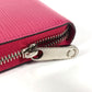 LOUIS VUITTON Long Wallet Purse M62580 Epi Leather pink Epi Zippy wallet