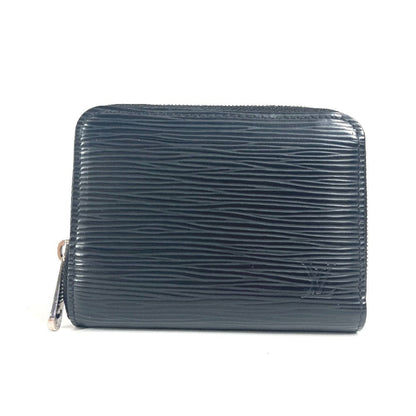 LOUIS VUITTON Coin case M60152 Epi Leather black Epi Zip around purse