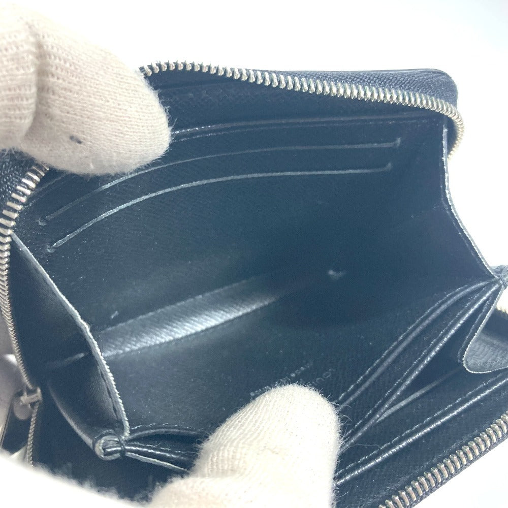 LOUIS VUITTON Coin case M60152 Epi Leather black Epi Zip around purse