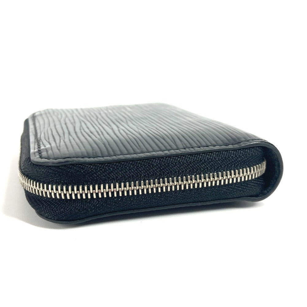 LOUIS VUITTON Coin case M60152 Epi Leather black Epi Zip around purse