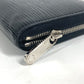 LOUIS VUITTON Coin case M60152 Epi Leather black Epi Zip around purse