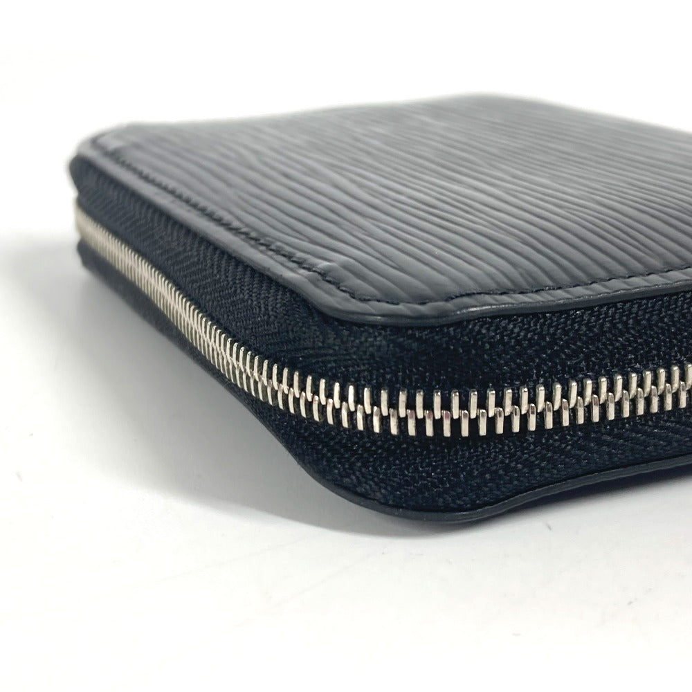 LOUIS VUITTON Coin case M60152 Epi Leather black Epi Zip around purse