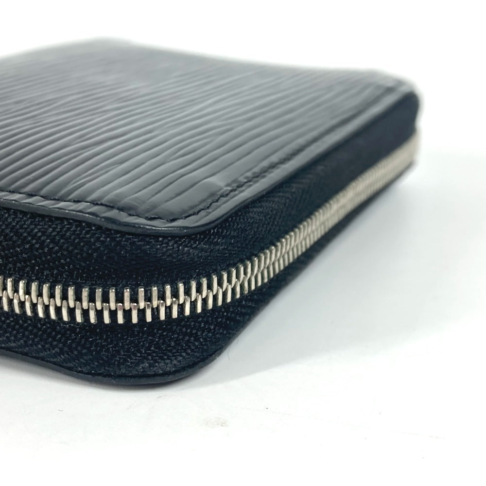 LOUIS VUITTON Coin case M60152 Epi Leather black Epi Zip around purse
