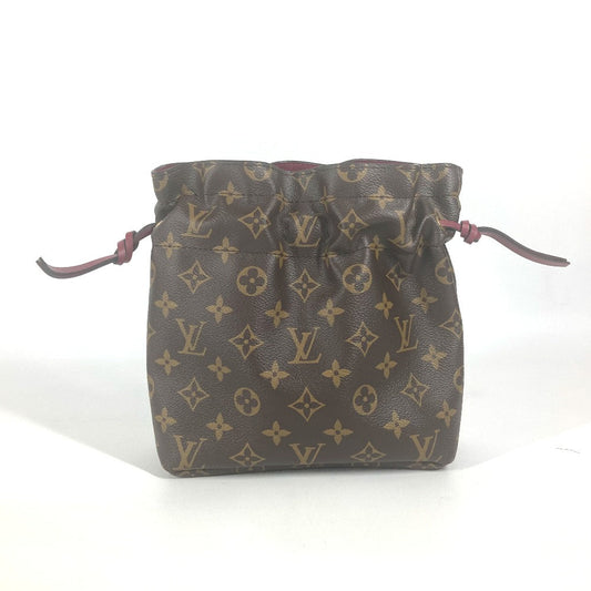 LOUIS VUITTON Pouch M43445 Monogram canvas Brown Monogram Drawstring Bag Posh Noe